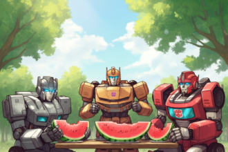 Fixit Transformers Eating Watermelon – The Epic Combo You Didn't Know You Needed